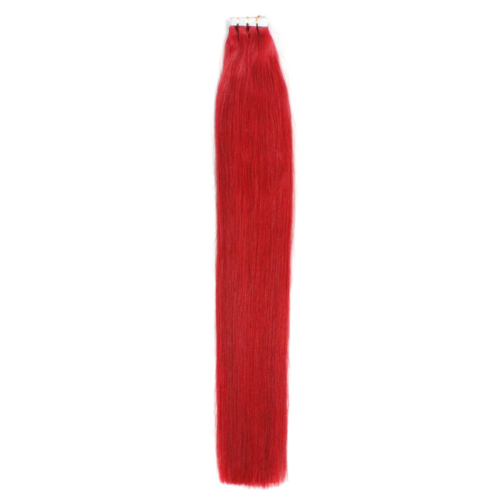 Invisible Tape in Real Human Hair Extensions SkinWeft Adhesive Tape-on Remy Hair