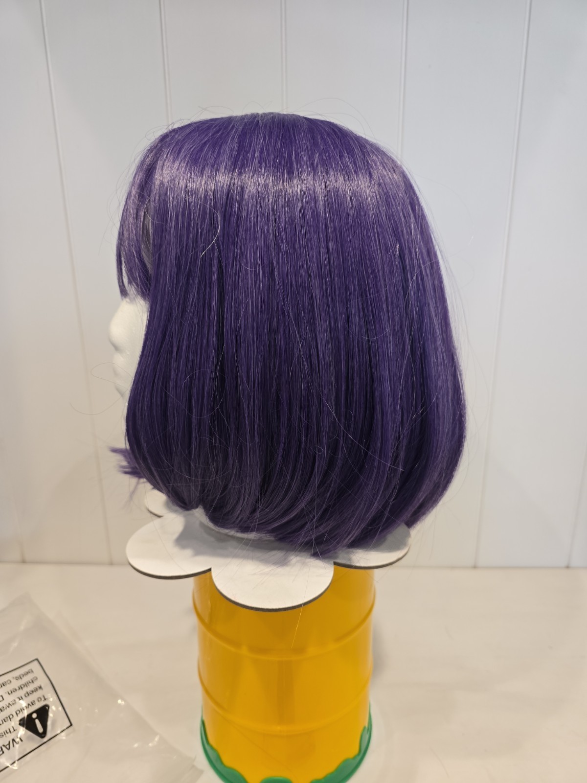 Wild Cos 12 Inch Straight Synthetic Cosplay Wig For Women Violet