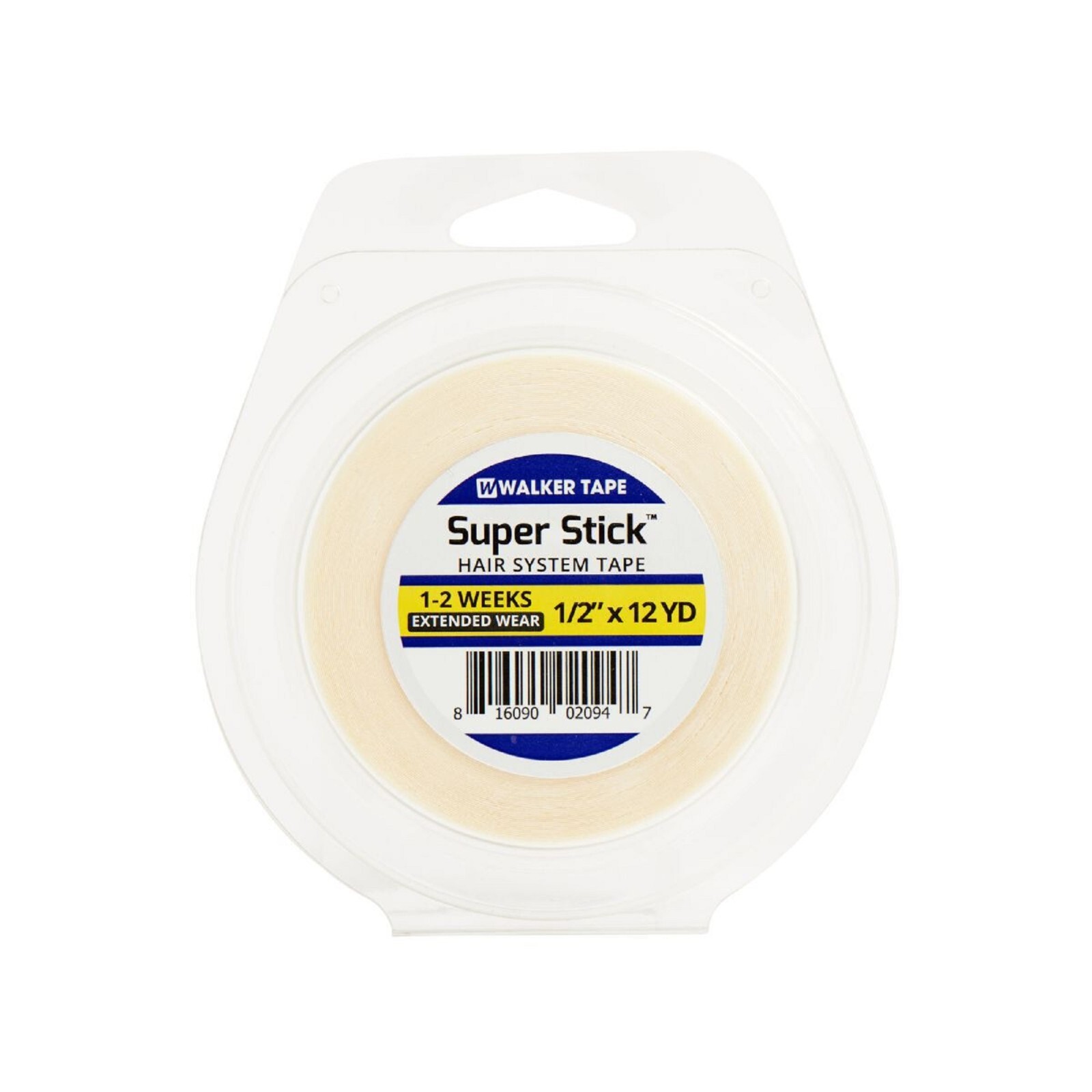 Walker Tape Super Stick Tape 1/2″ X 12 yard Roll ~ Poly Hair systems – New