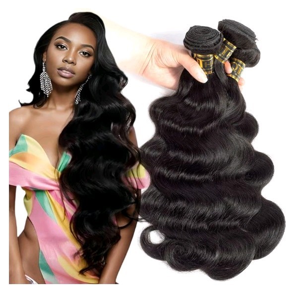 18A Grade Body Wave Human Hair Bundles 16 18 20