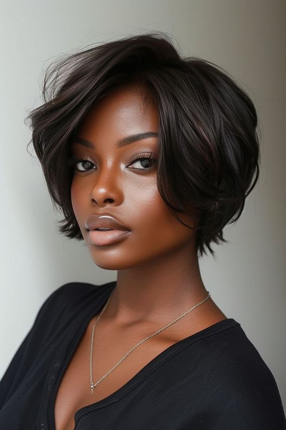Short Bob Wigs Natural Wave Pixie Cut Human Hair Wigs 4×4 Lace Closure Wigs