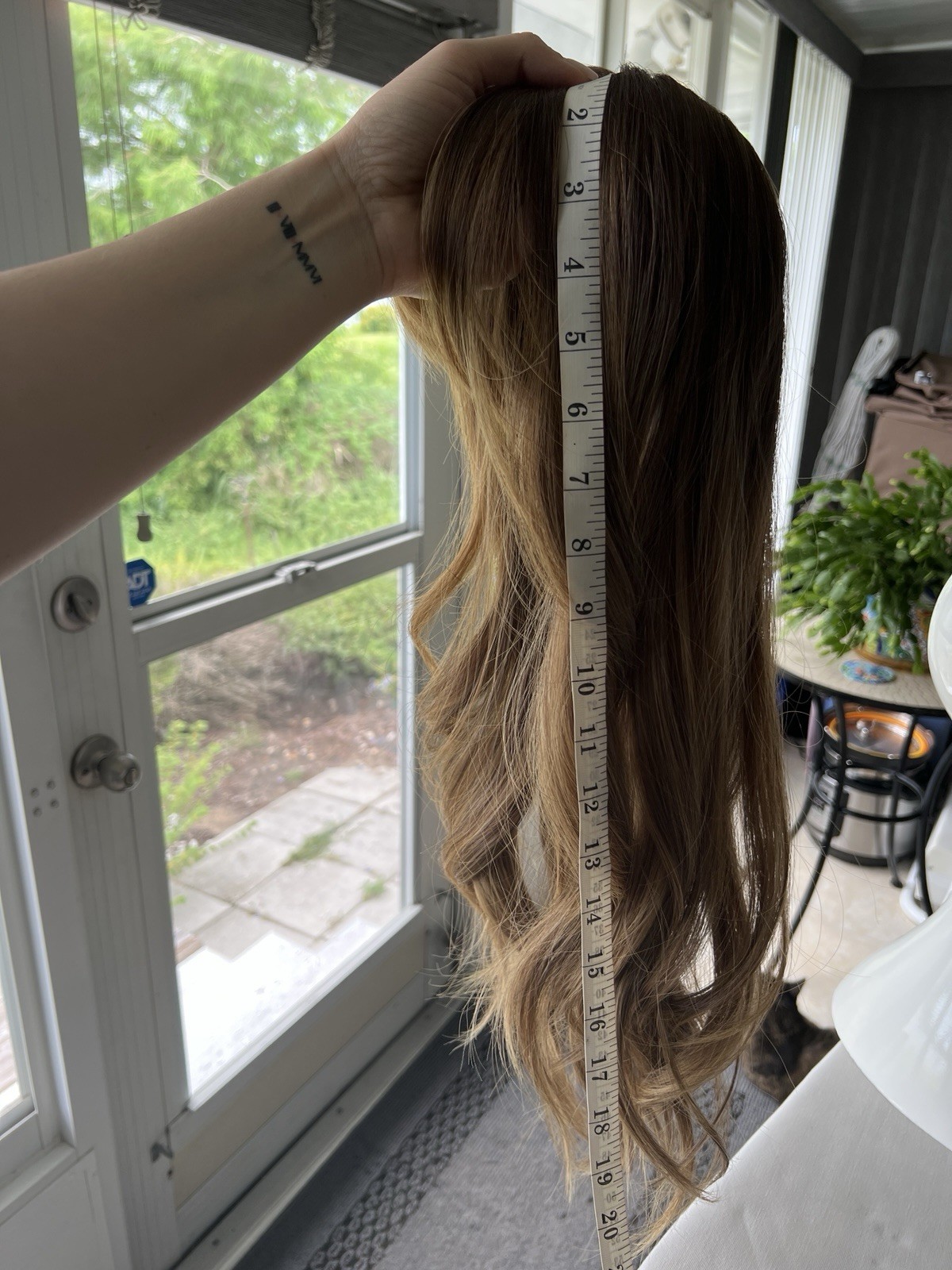Highline Wigs Human Hair Clip-In Topper silktop Layered 20in