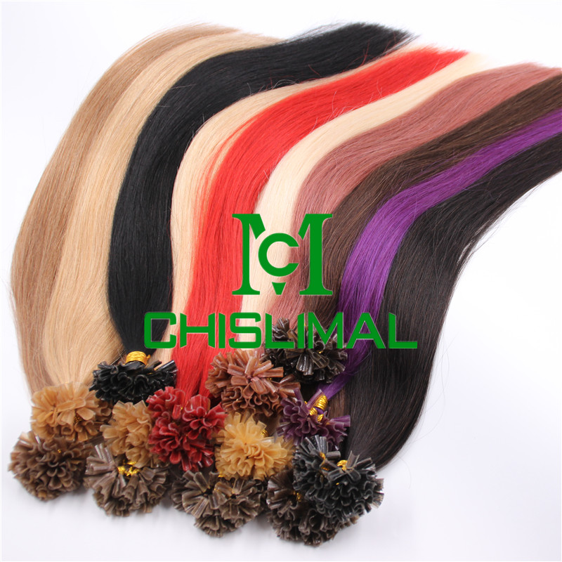 7A U/Nail Fusion Keratin Tip Remy Human Hair Extensions 16″18″20″22″24″26″ 100s