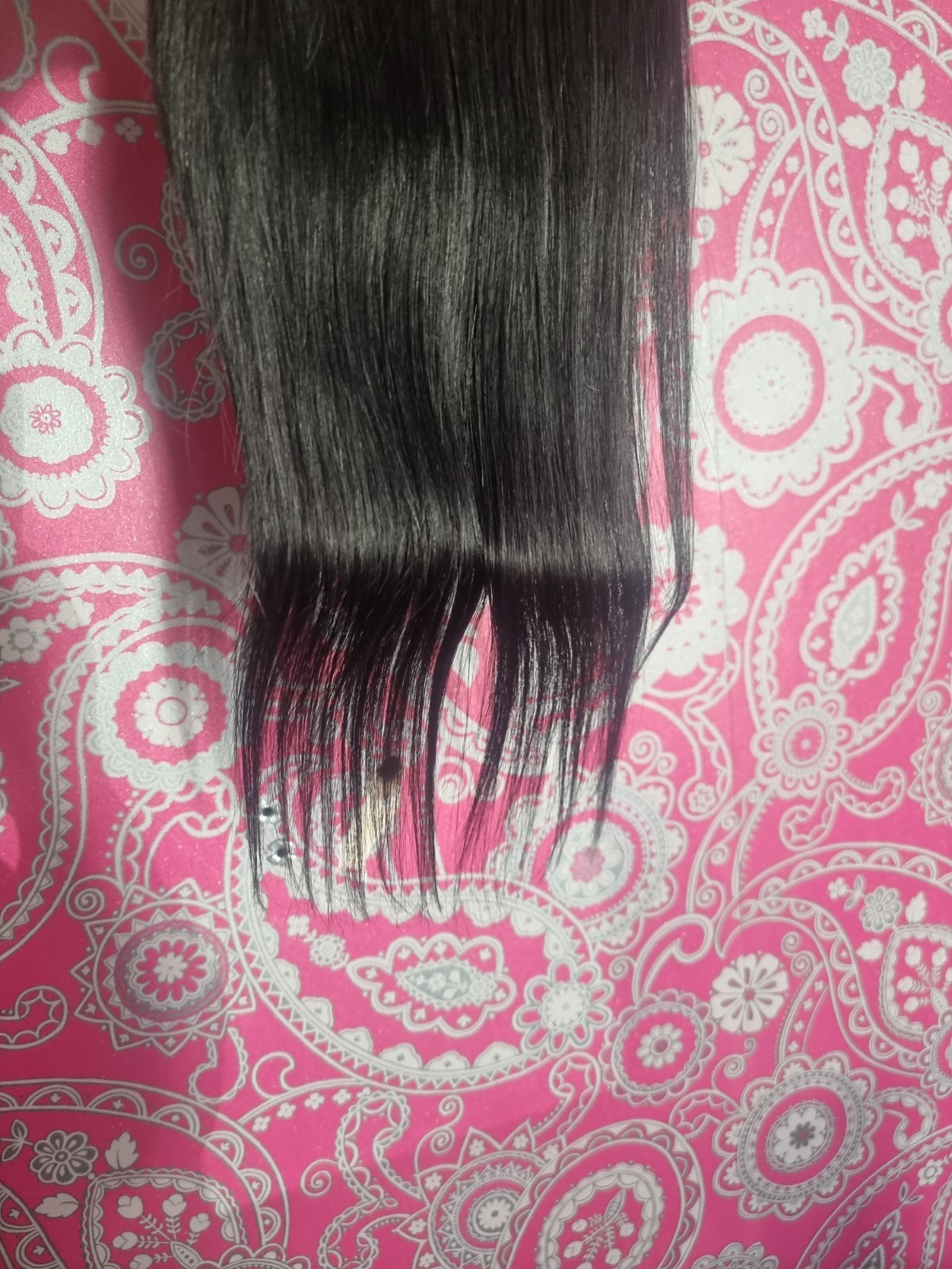 12A 14INCH BRAZILIAN VIRGIN HUMAN HAIR STRAIGHT 5X5 WIDE SILK BASE JET BLACK 1#