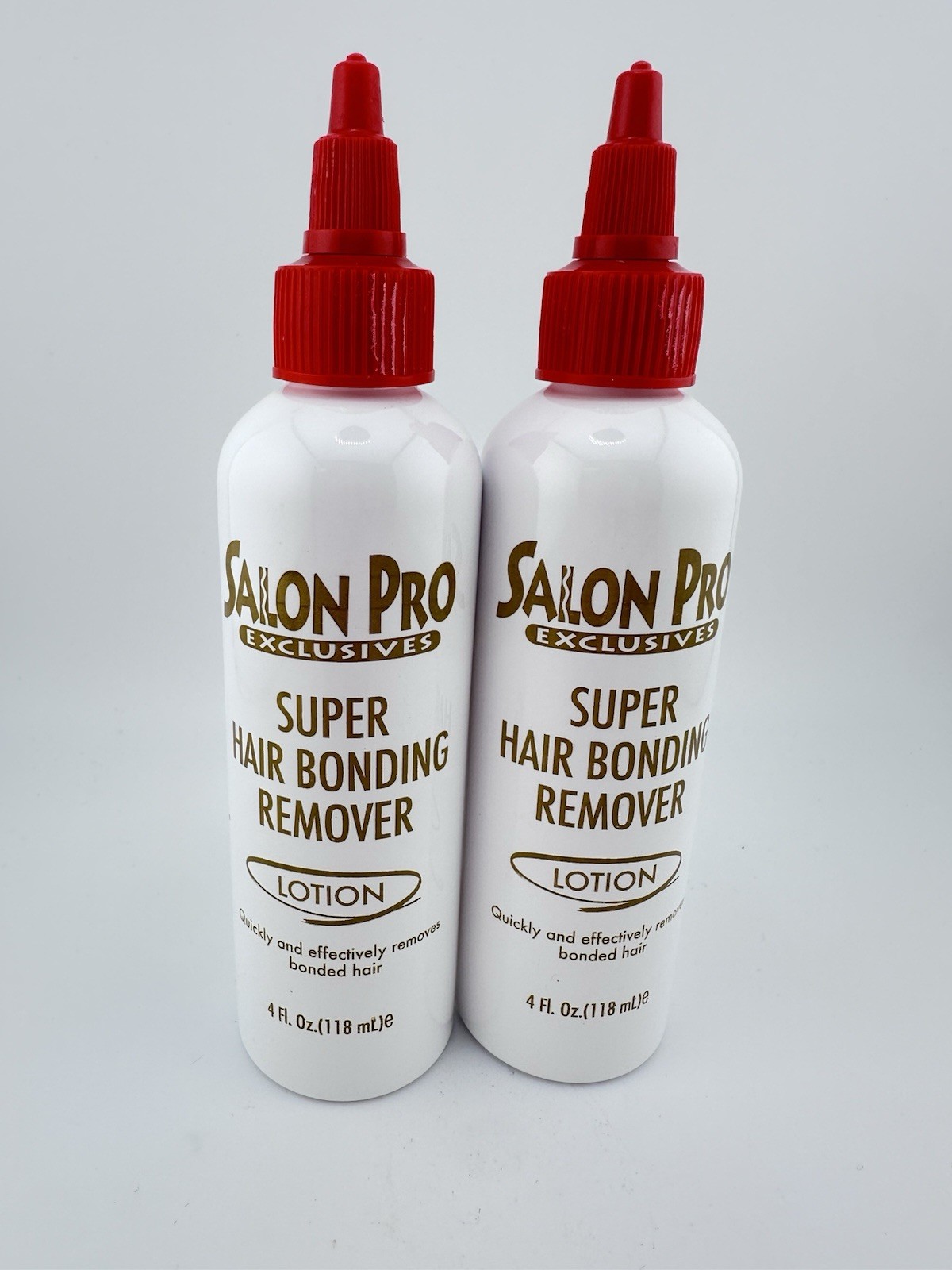 SALON PRO EXCLUSIVES PROFESSIONAL SUPER HAIR BONDING REMOVER LOTION 4OZ (2 Pack)