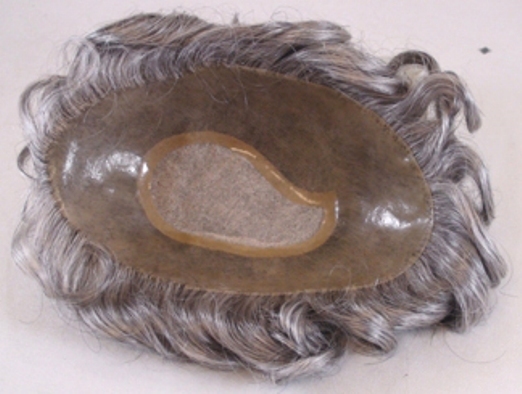 MENS HUMAN HAIR TOUPEE MALE STRAIGHT WIG HAIRPIECE MESH BASE POLYURETHANE EDGE