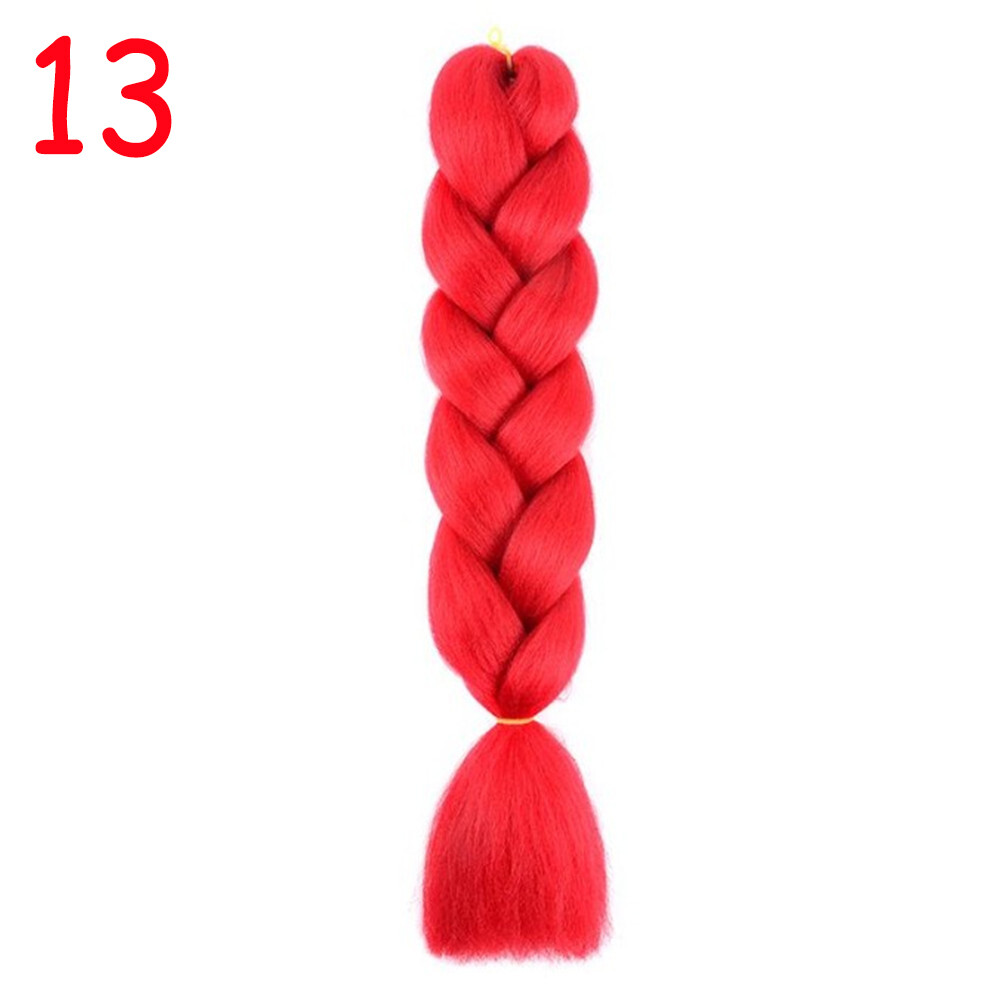 Jumbo Braiding Hair Synthetic Ombre Kanekalon Braids 24” Crochet Extensions