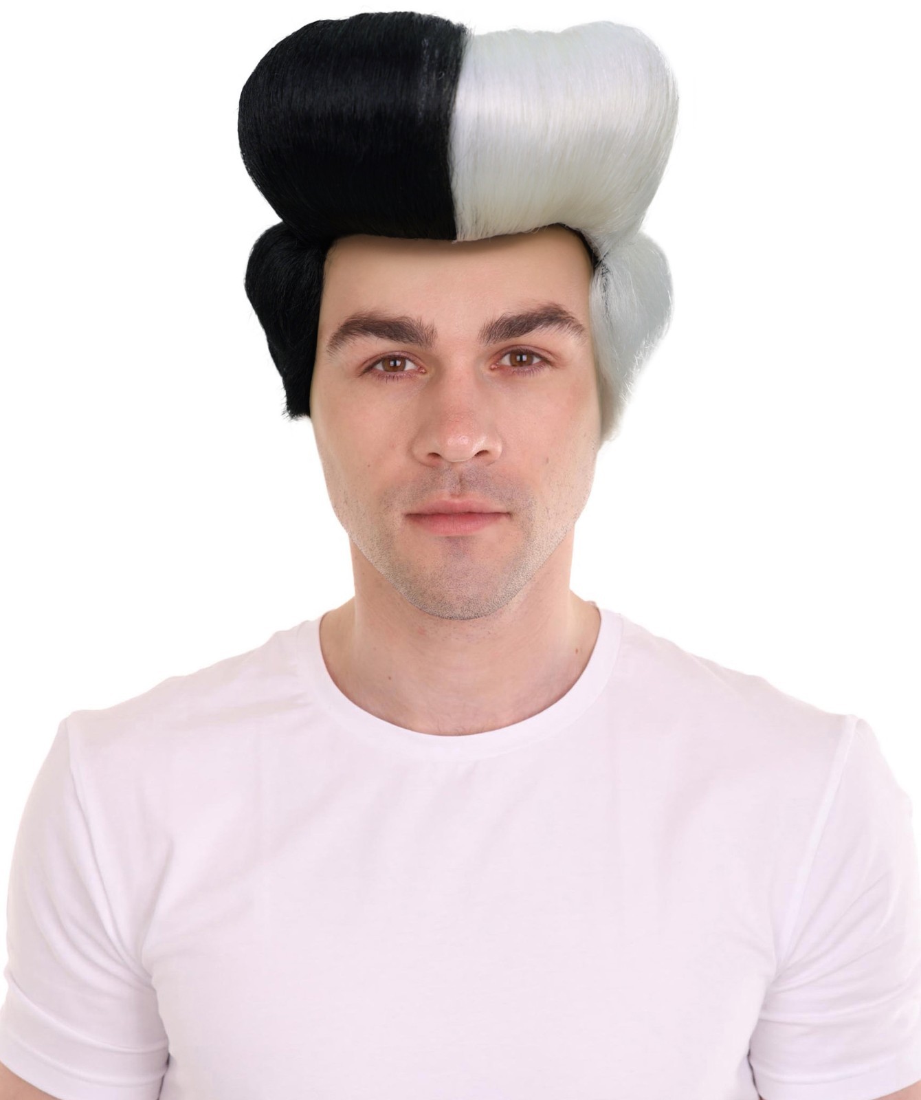 HPO Adult Men’s Manga Anime Pompadour Multiple Wig, Perfect for Halloween
