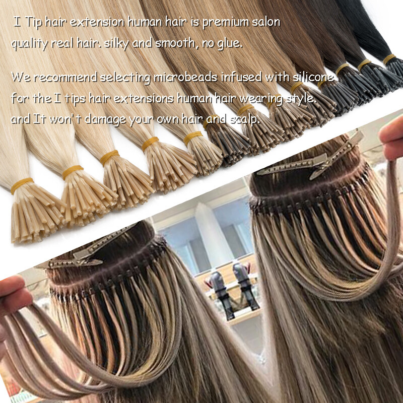 CLEARANCE I Tip Stick Extensions 100% Human Real Remy Hair Extensions 200Strands