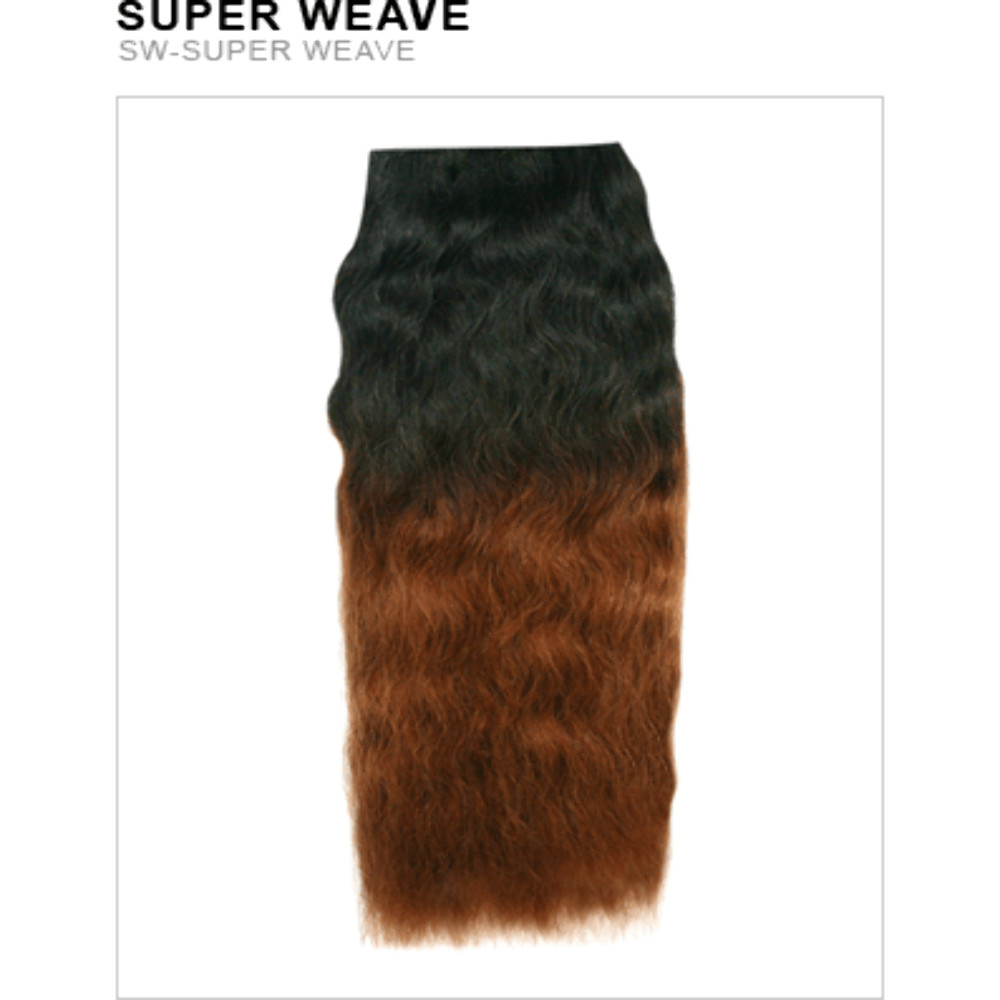 Unique’s Human Hair Super Weave Wet & Wavy 12 Inch