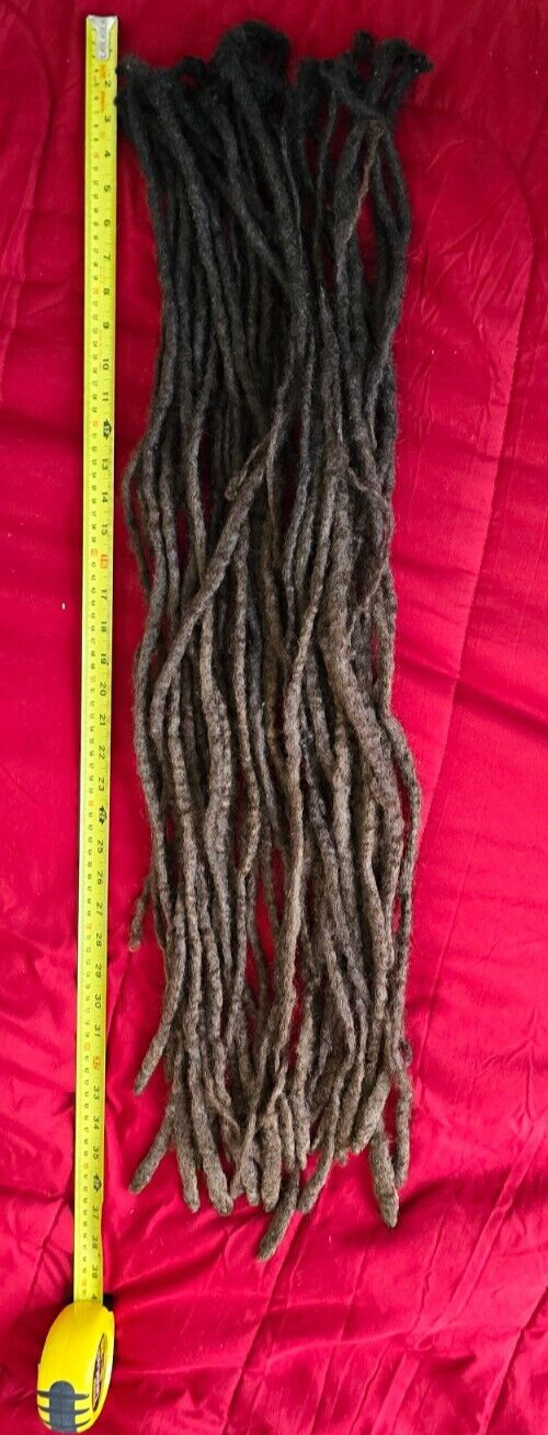 3ft long dreadlocks grown for 10 years