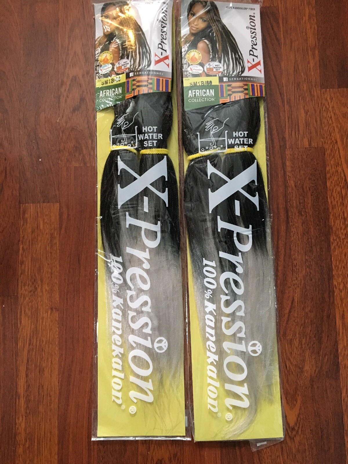 SENSATIONNEL ~ X -Pression Hair 100% KANEKALON ~ African Collection. 2 PACKS