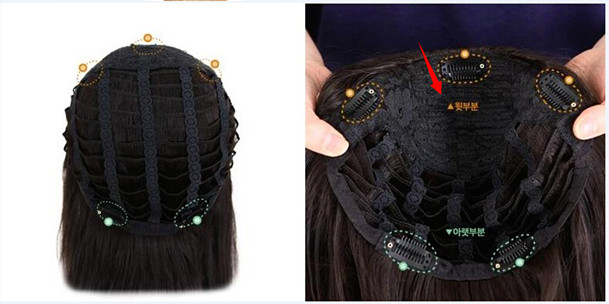Long Beauty Wavy Machine Weft Cap 100% Remy Human Hair Glueless 3/4 Half Wigs