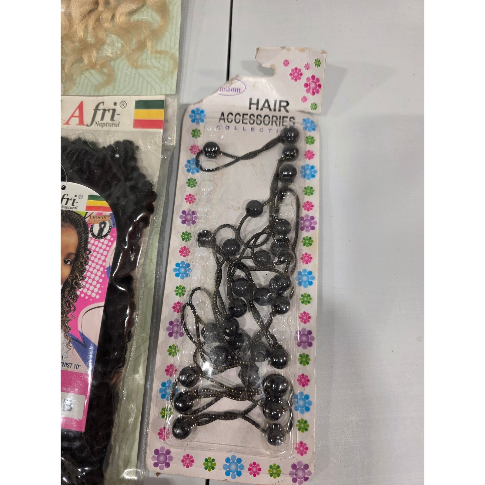 Lot of Crochet Hair Weave Bundles & Hair Accessories for Braiding Locs
