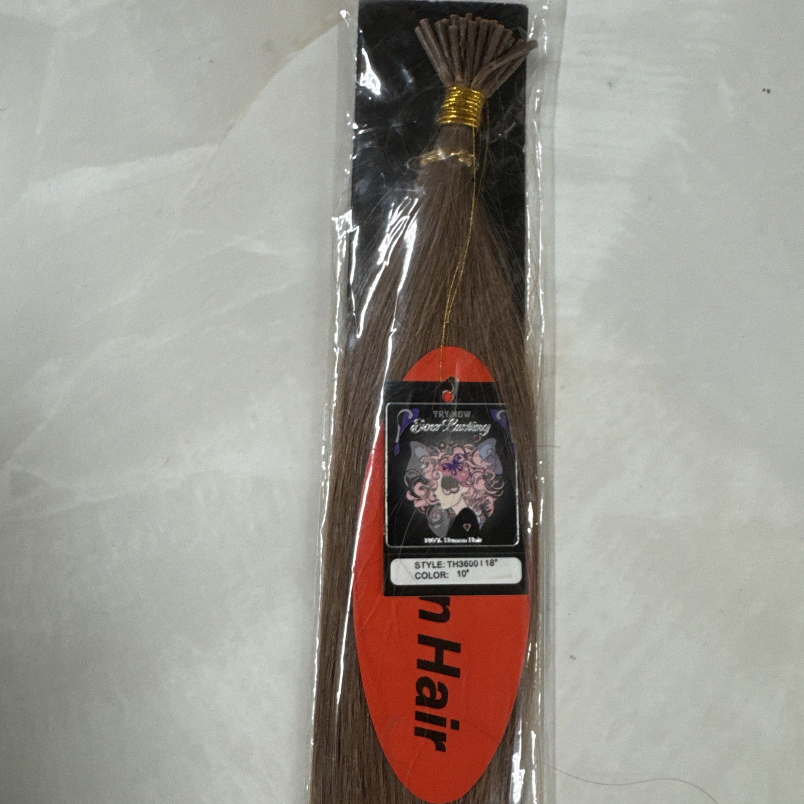 Ever Lasting Pre-bonded Keratin 100% Human Hair Extensions 20 Strands #10 Dk Bld