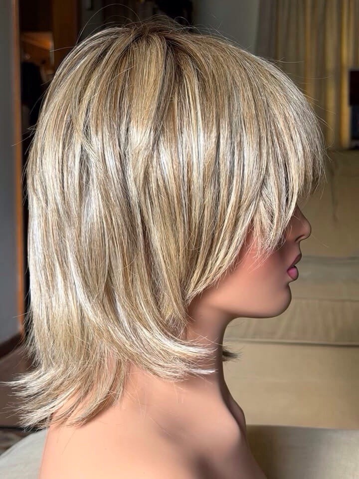 NEW IN BOX RAQUEL WELCH WIG BLACK TIE CHIC RL29/25 GOLDEN RUSSET MEMORY CAP LACE