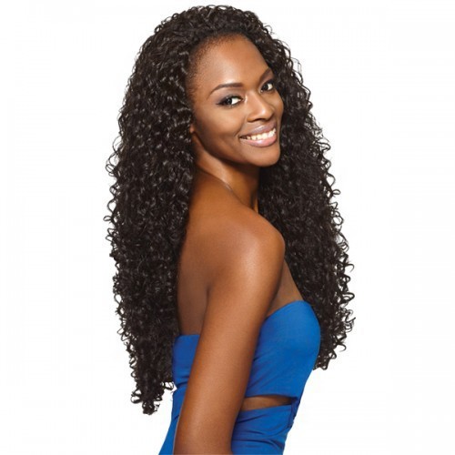 OUTRE SYNTHETIC QUICK WEAVE HALF WIG LONG CURLYWearing it gives you a very eleg