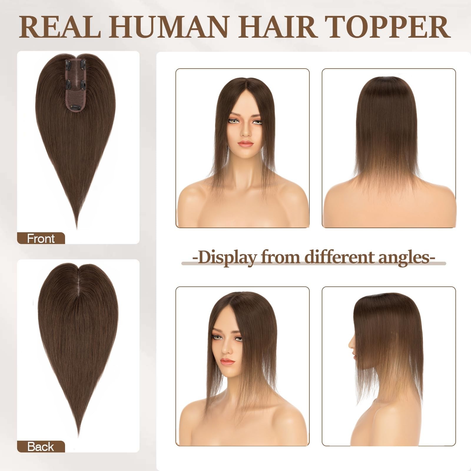 Rich Choices Hair Toppers For Women Real Human Hair 100 Human Remy Toppers For