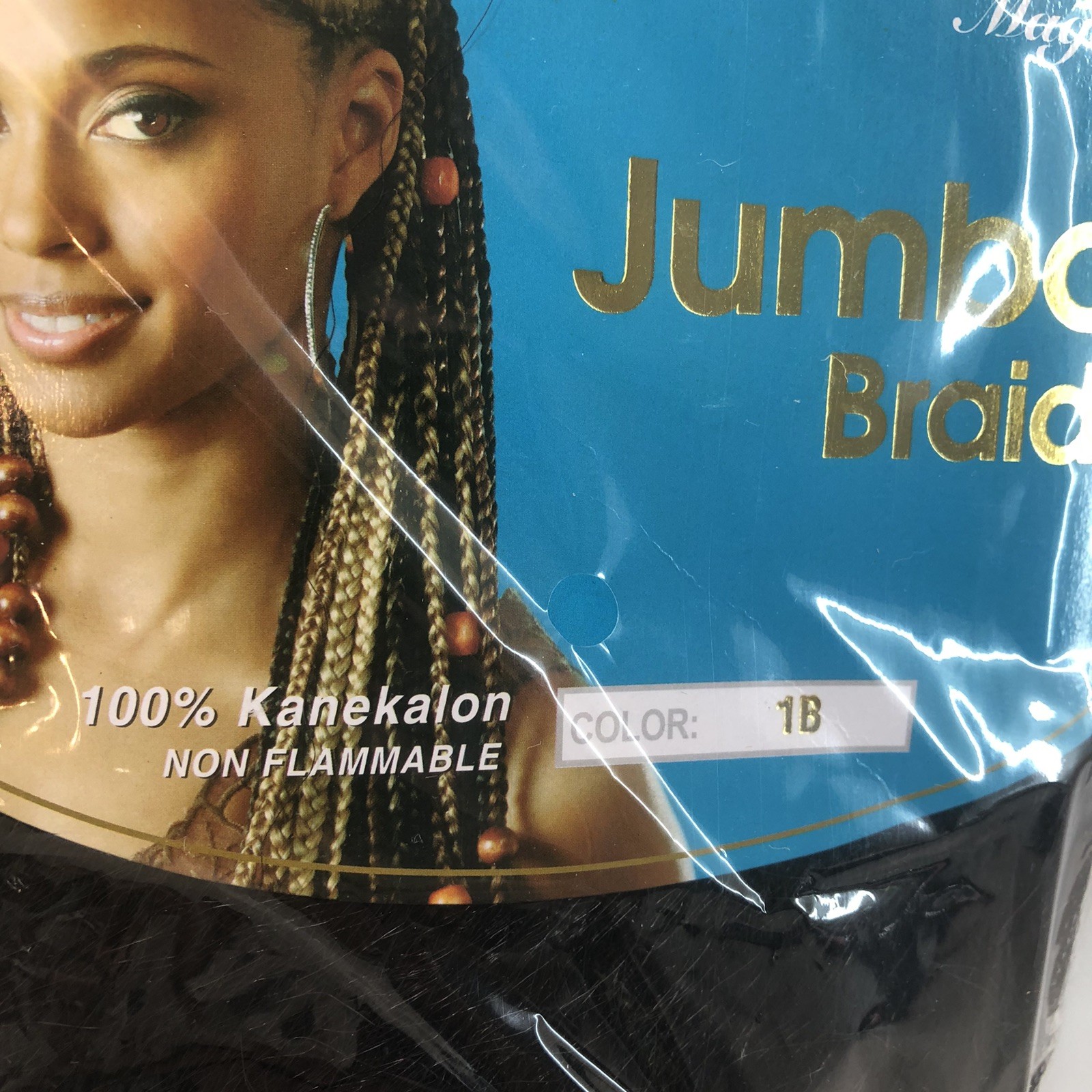 BOBBI BOSS BRAIDING HAIR 100% KANEKALON JUMBO BRAID Color 1B