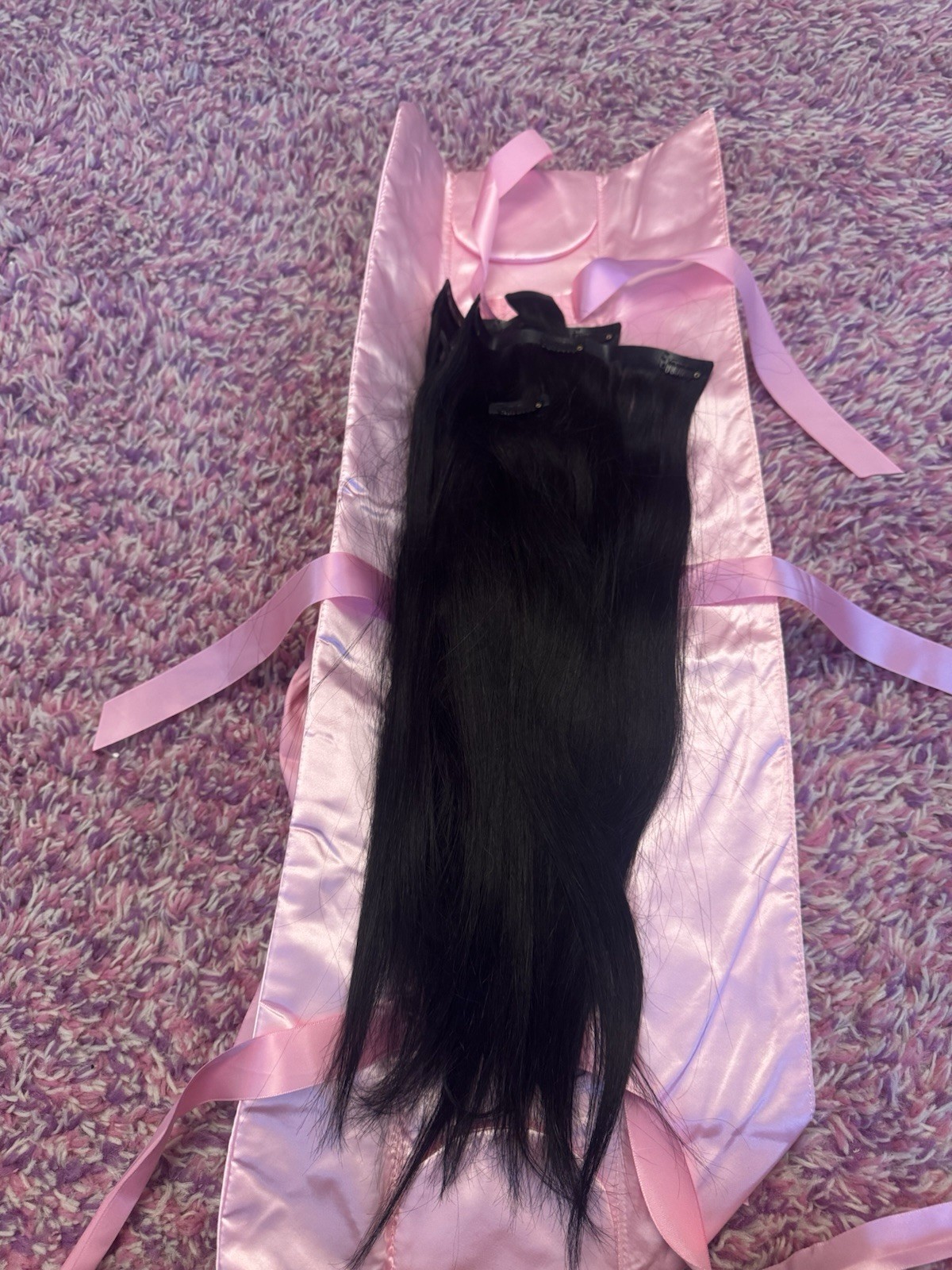 Euronext 100% Remy Human Hair Extensions 14” Platinum Blonde 10pc Clip In