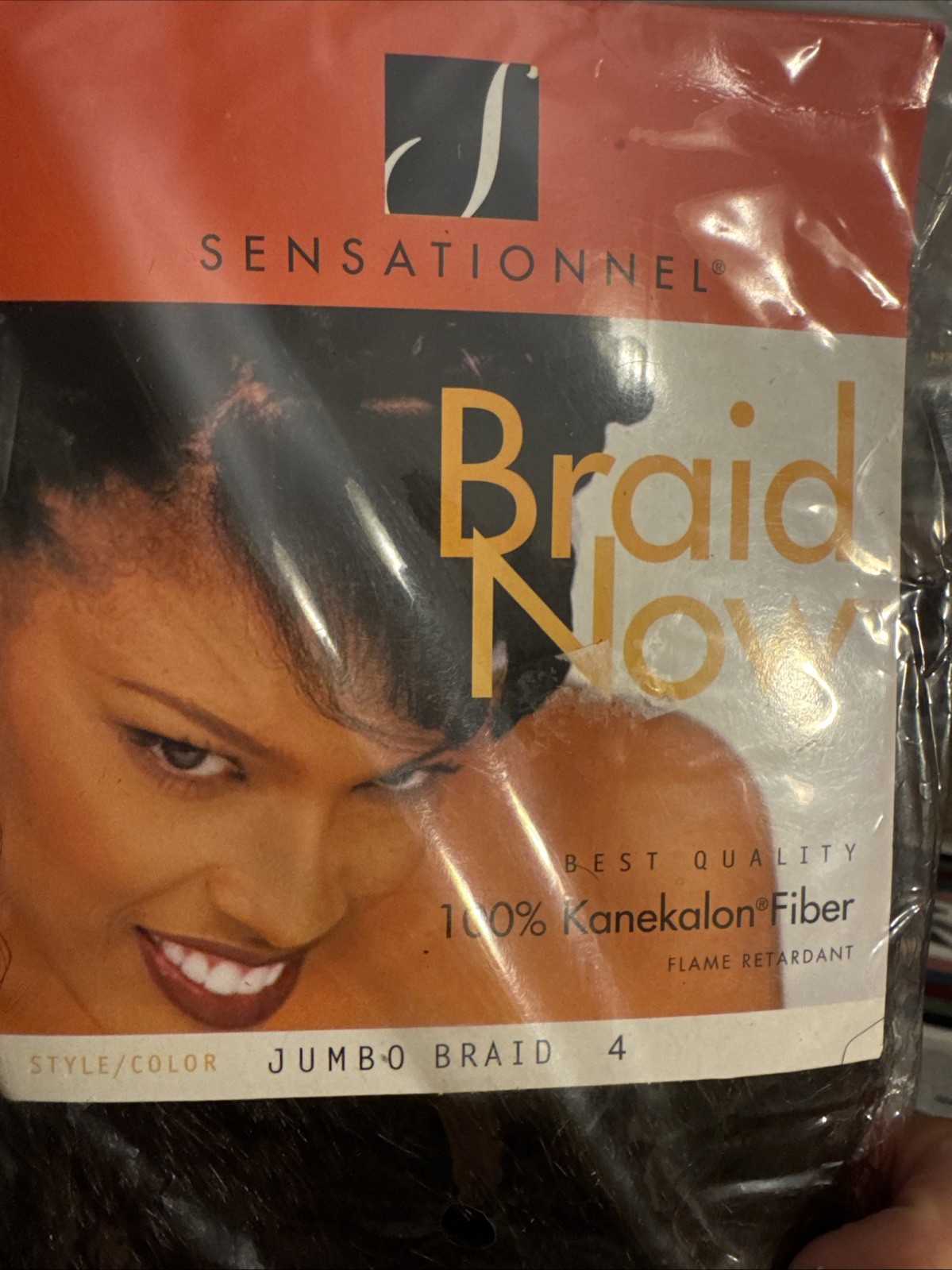 NEW Jumbo Braid Sensationnel Braid Now 100% Kanekalon Fiber Color M130/1B