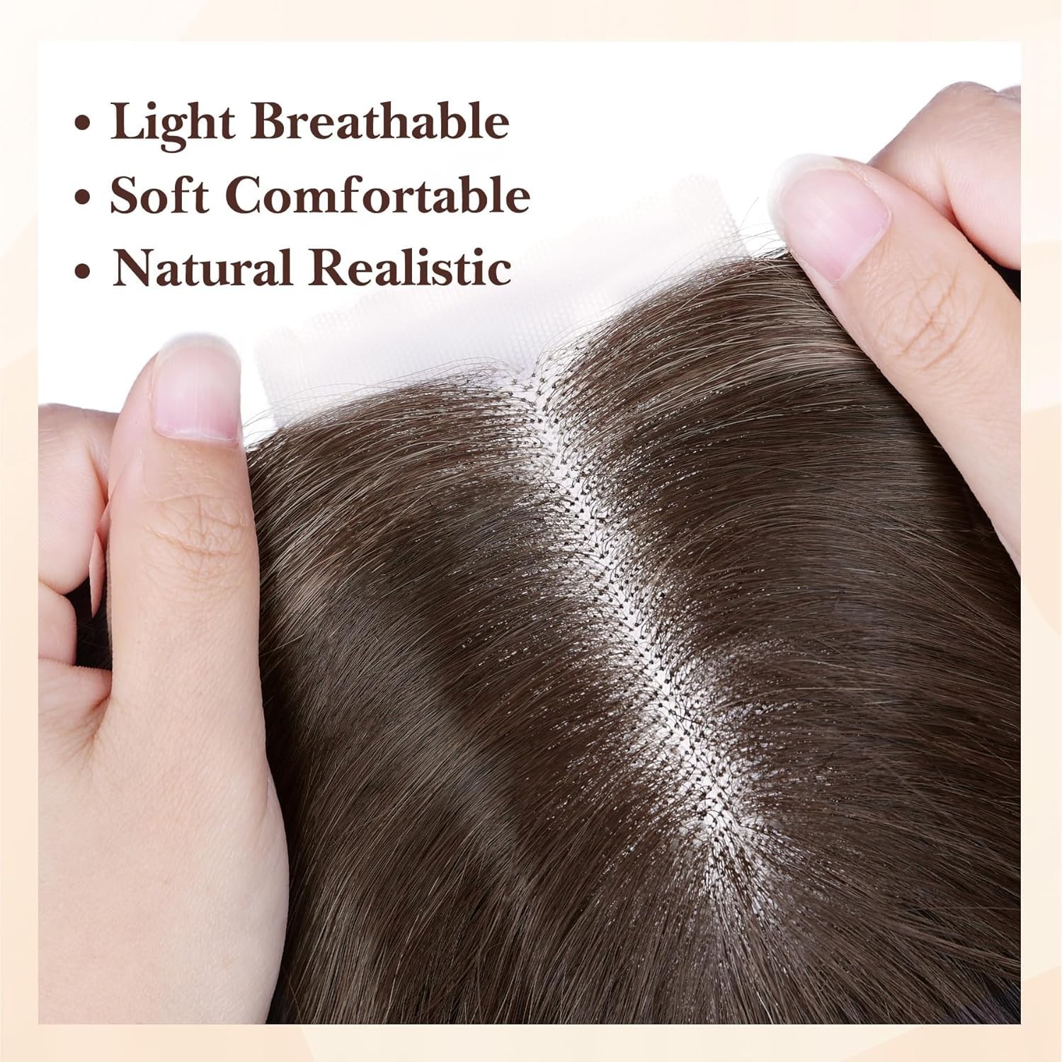 Long Ombre Blonde Wavy Lace Wig – Realistic Middle Part, Heat Resistant Fiber