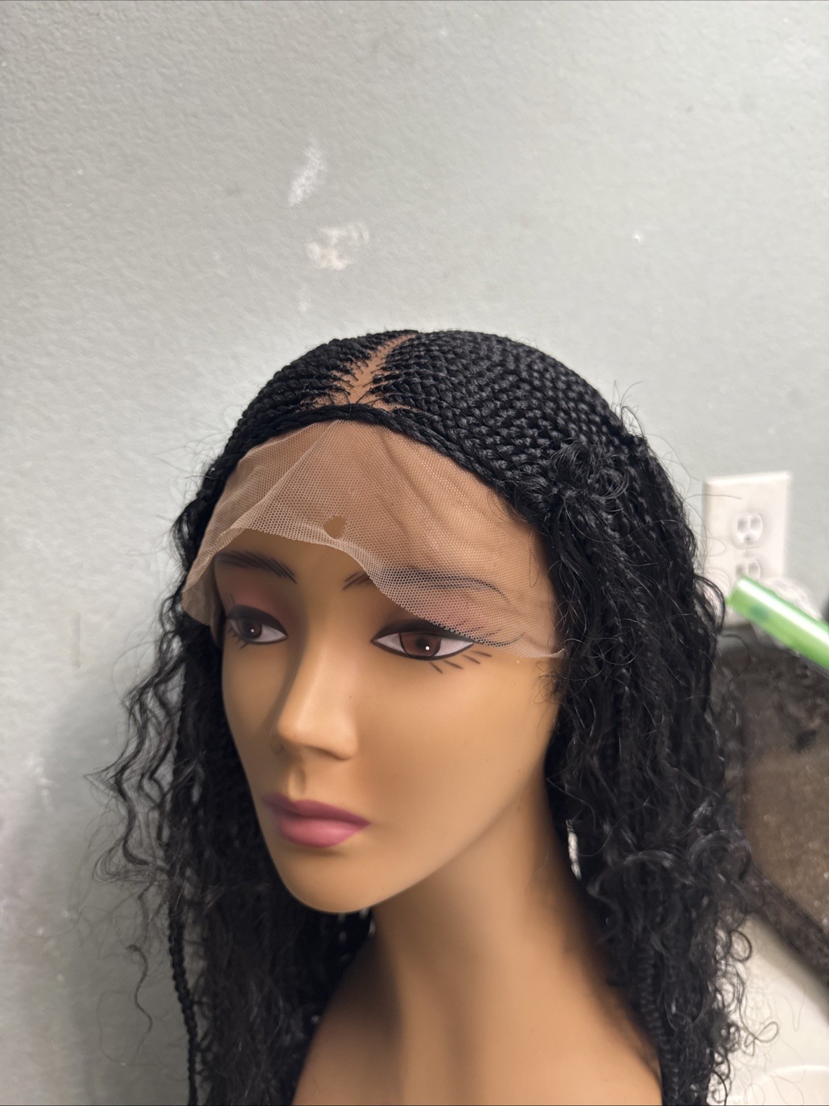 African Goddess Fulani Black Braided Wig