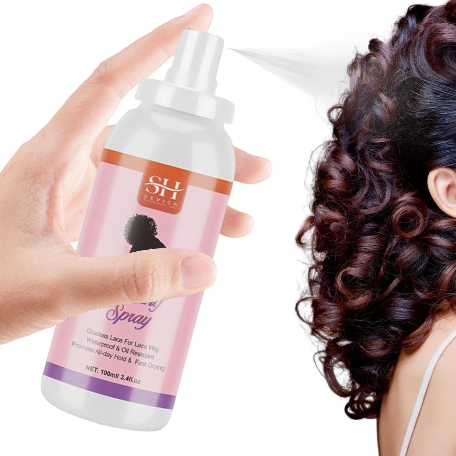 Lace Melting Spray Fast Drying Lace Wig Adhesive Remover Spray Invisible 100ml