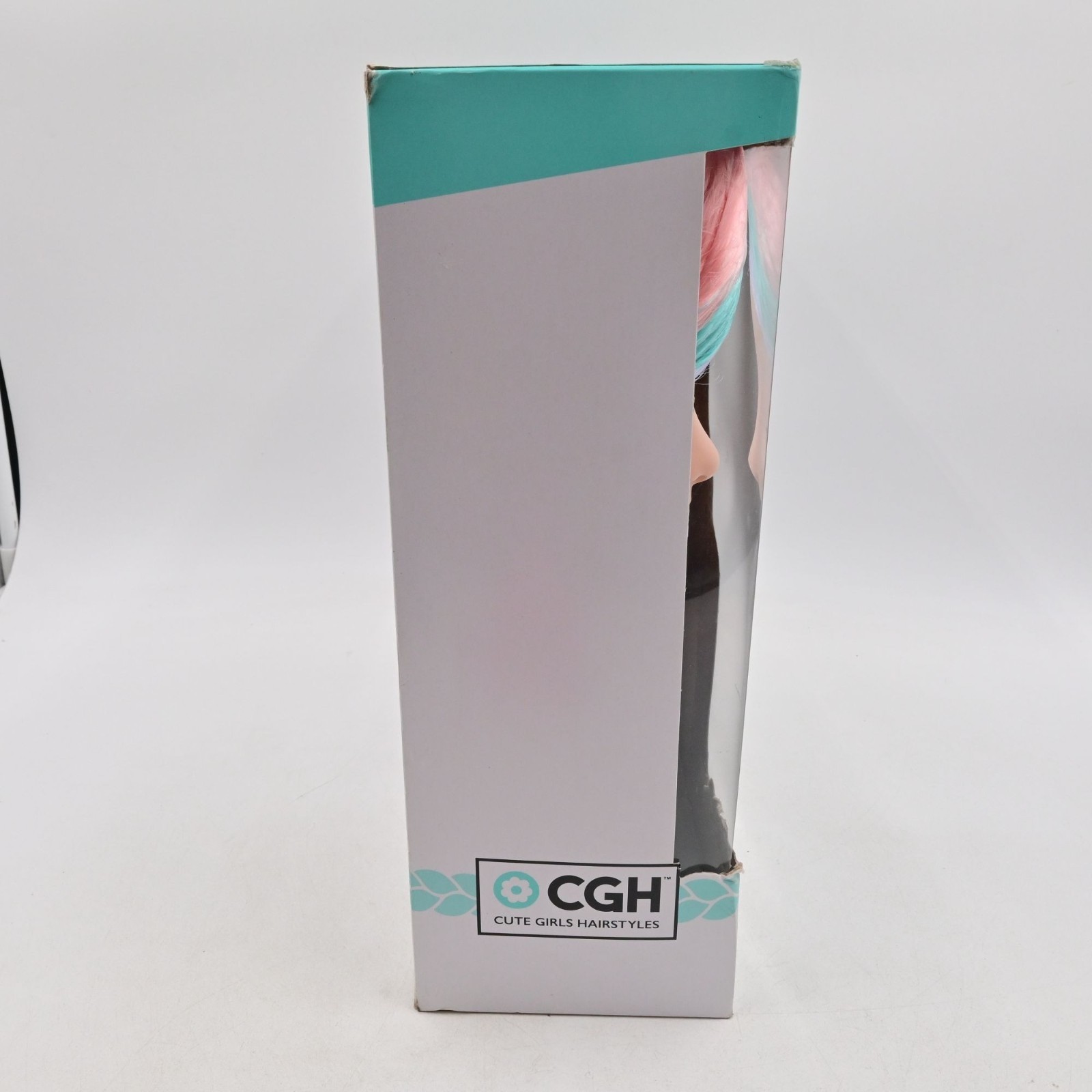 CGH Cute Girls Hairstyles Wig with Styling Head – Straight Multi-Color Hair