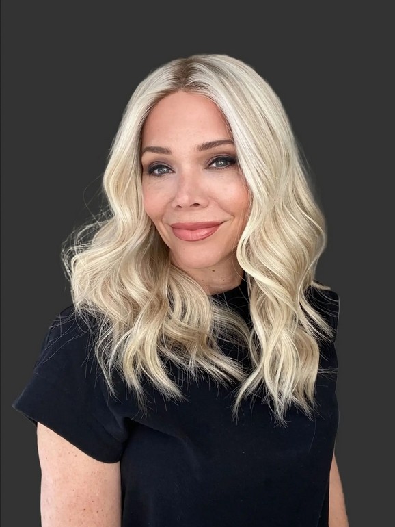 Ombre Blonde Balayage Wave Wig 100% Human Hair 13×4 Lace Front Wigs