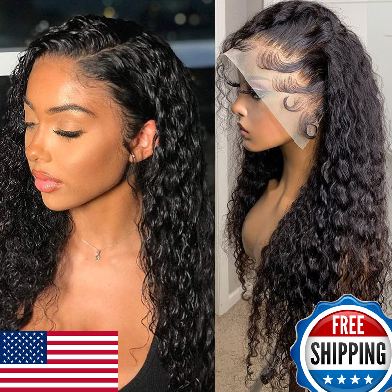 Wingirl 180 Density 13X4 Hd Lace Front Wigs Human Hair Pre Plucked Baby Hair