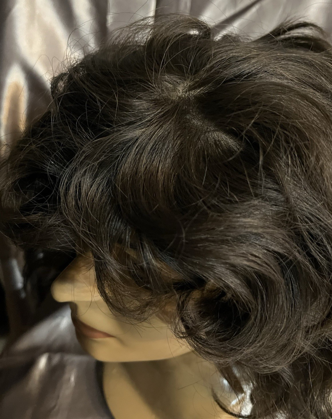 Beauty Trends Preowned Brown Synthetic Hair Wig