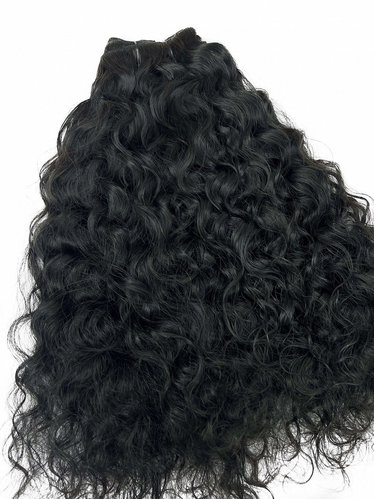 CURLSQUEEN Water Loose Curly Clip In Hair Extension Sets (2c/3a Hair Texture)