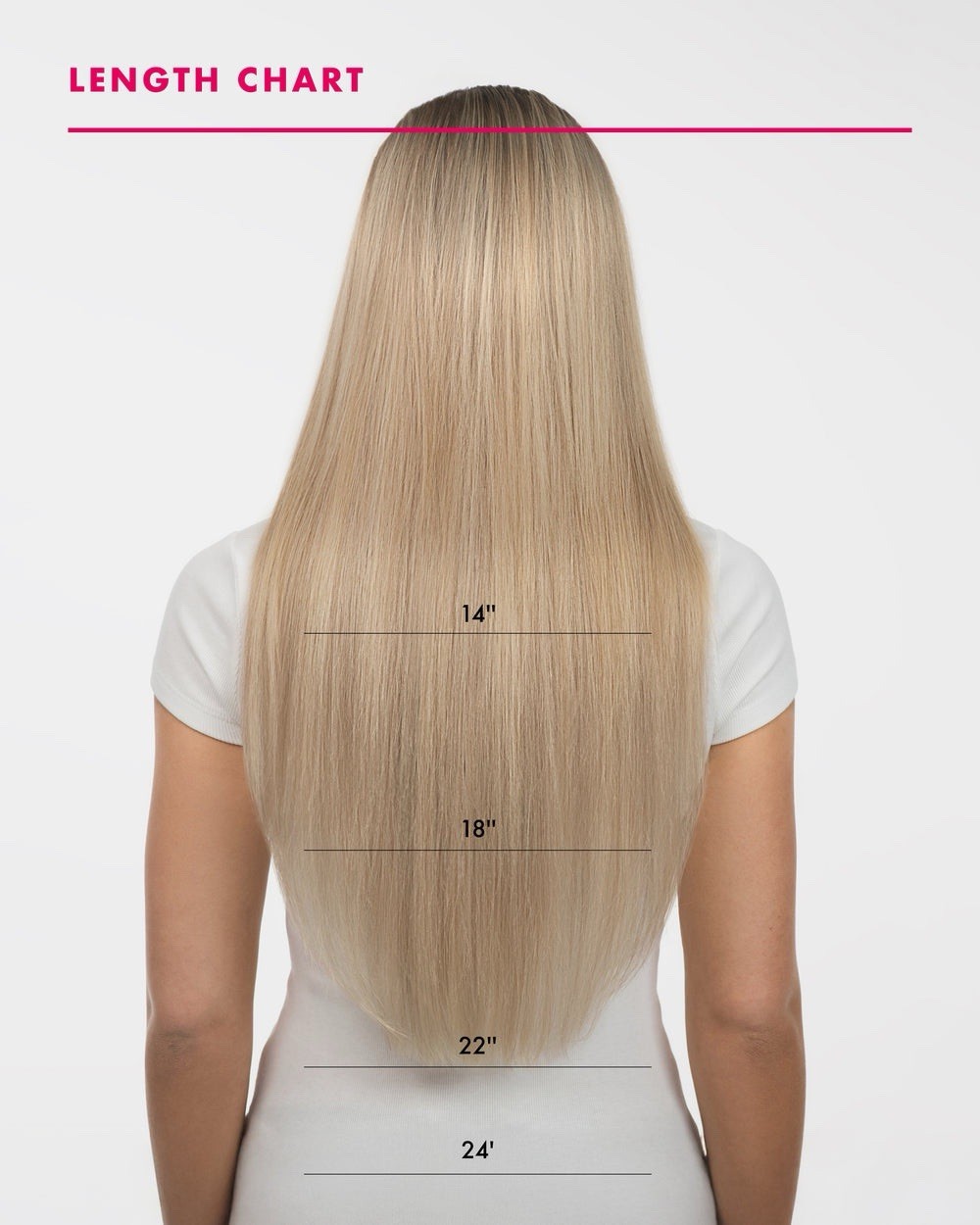 Babe Hybrid Weft 100% Remy Hair Extensions Caroline #12/600 18.5 Inch Blonde