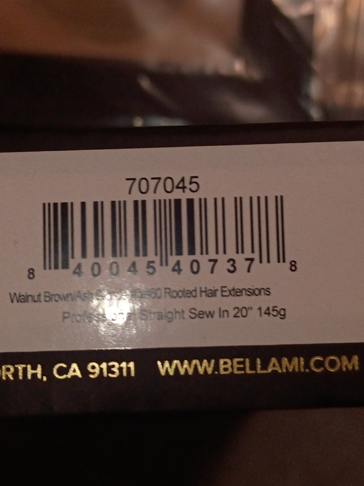 Bellami hair extensions weft 20″wavy SALE!