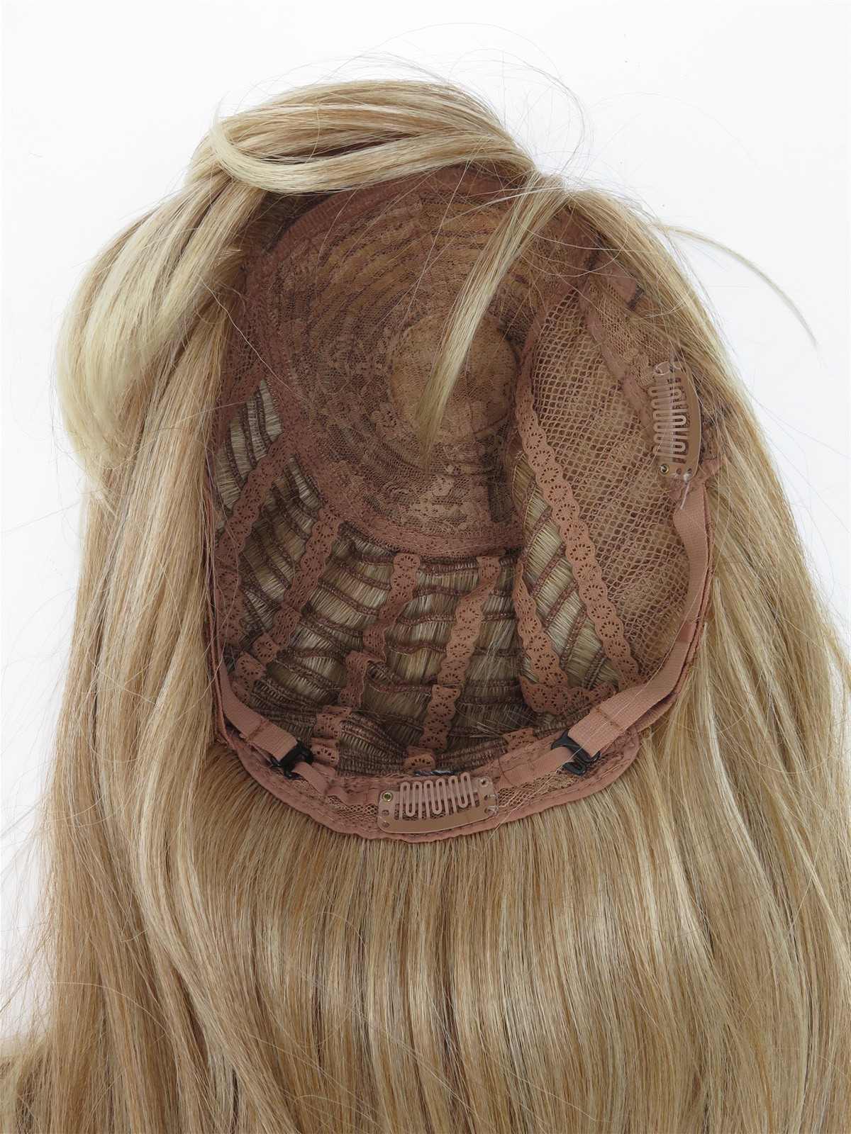 Synthetic Fiber High Quality Strawberry Blond Wig Very Long Straight Hair