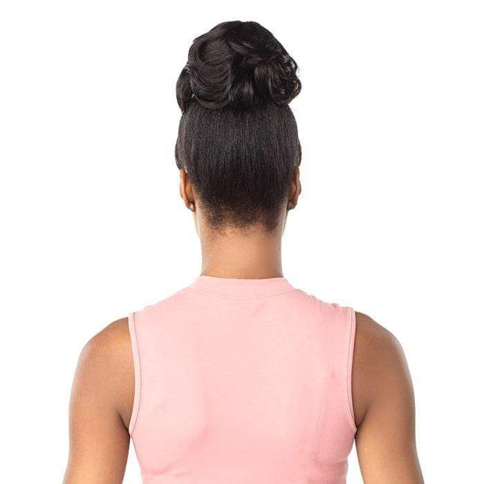 SENSATIONNEL SYNTHETIC HAIR INSTANT BUN WITH BANG – ILA