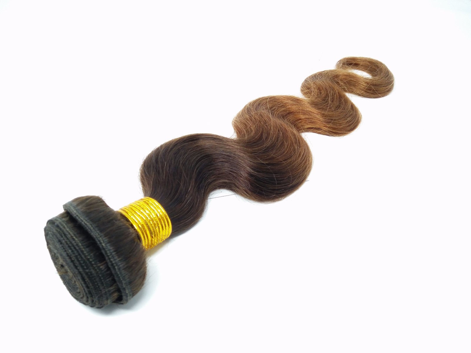 One or Three Ali Bundle Brown/Copper Body Wave Sew In Hair Extension 100 Human