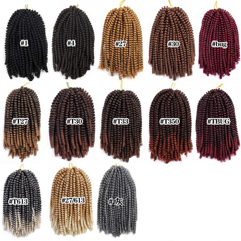 110g Chemical Fiber Hair Extensions – Synthetic Passion Twist Hair For Crochet B