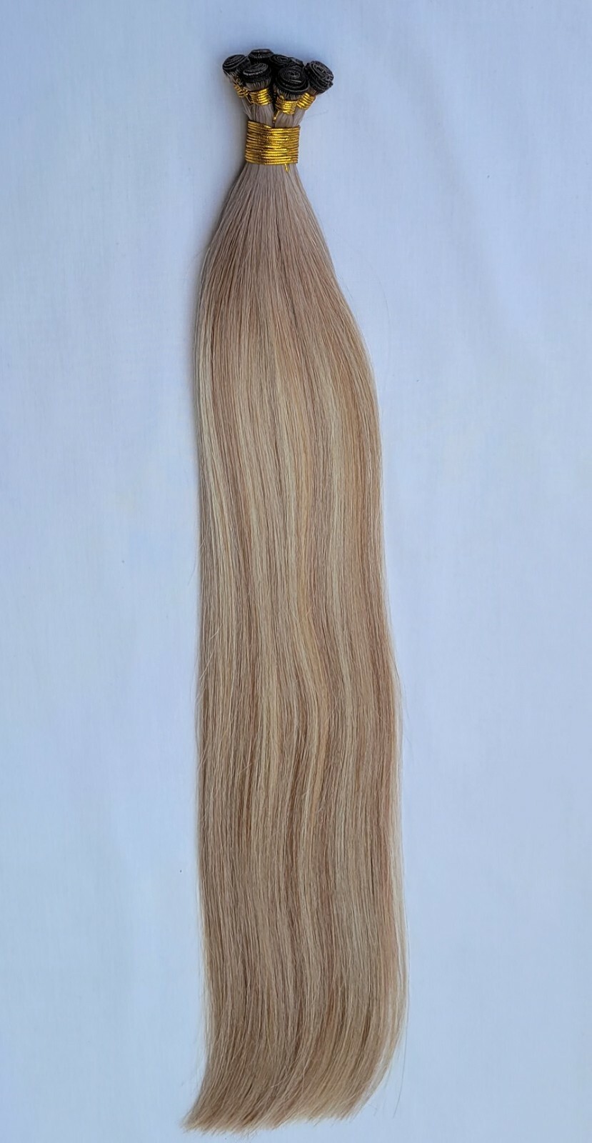 18″, 20″, 22″ Hand-Tied Weft, 100 grams, Human Remy Hair Extensions #B17/1001