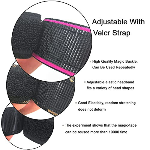 Elastic Bands Set for Wigs and Lace Frontals – 3 pieces with Rat Tail Comb,