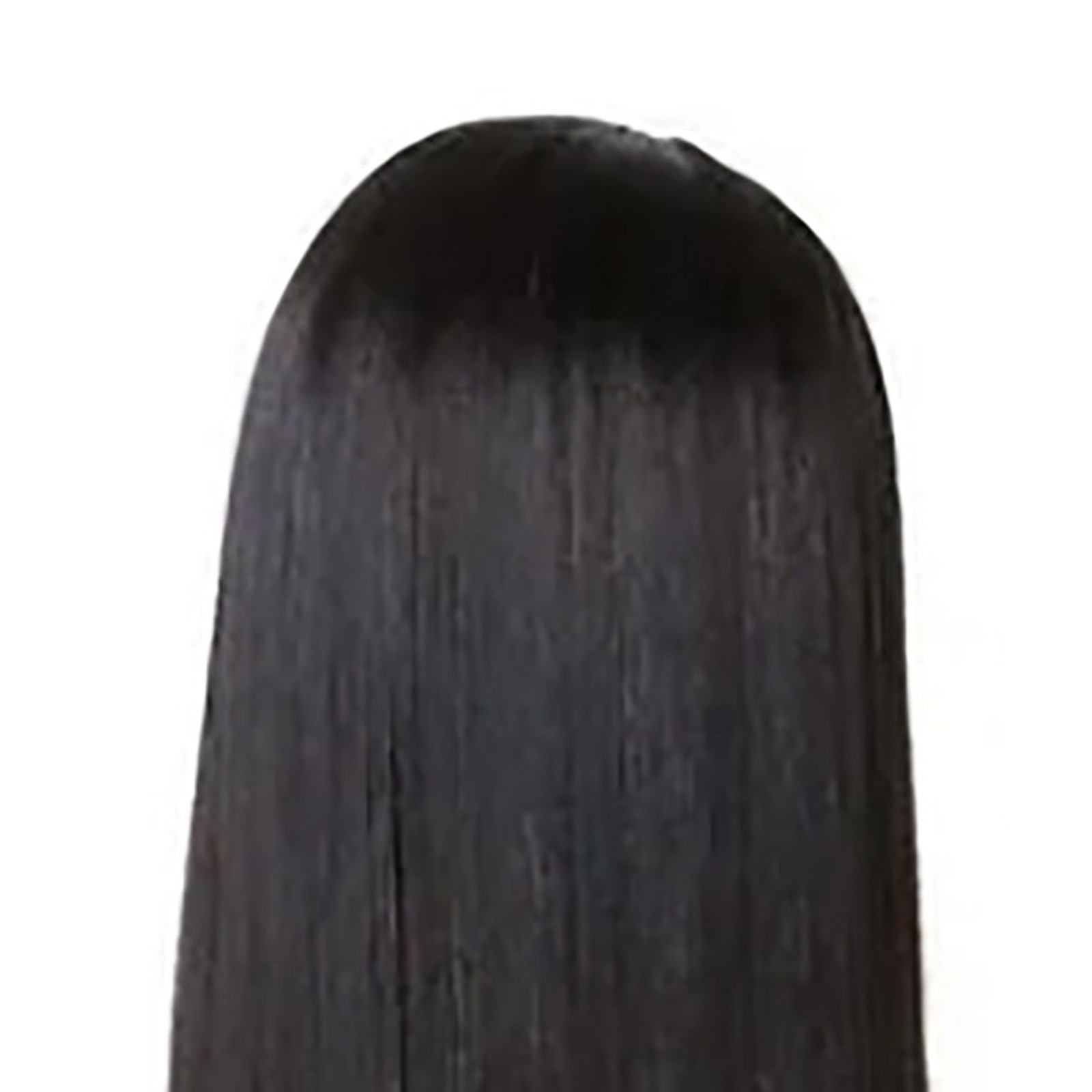 Long Black Wig With Bangs Stylish Synthetic Hair For Women