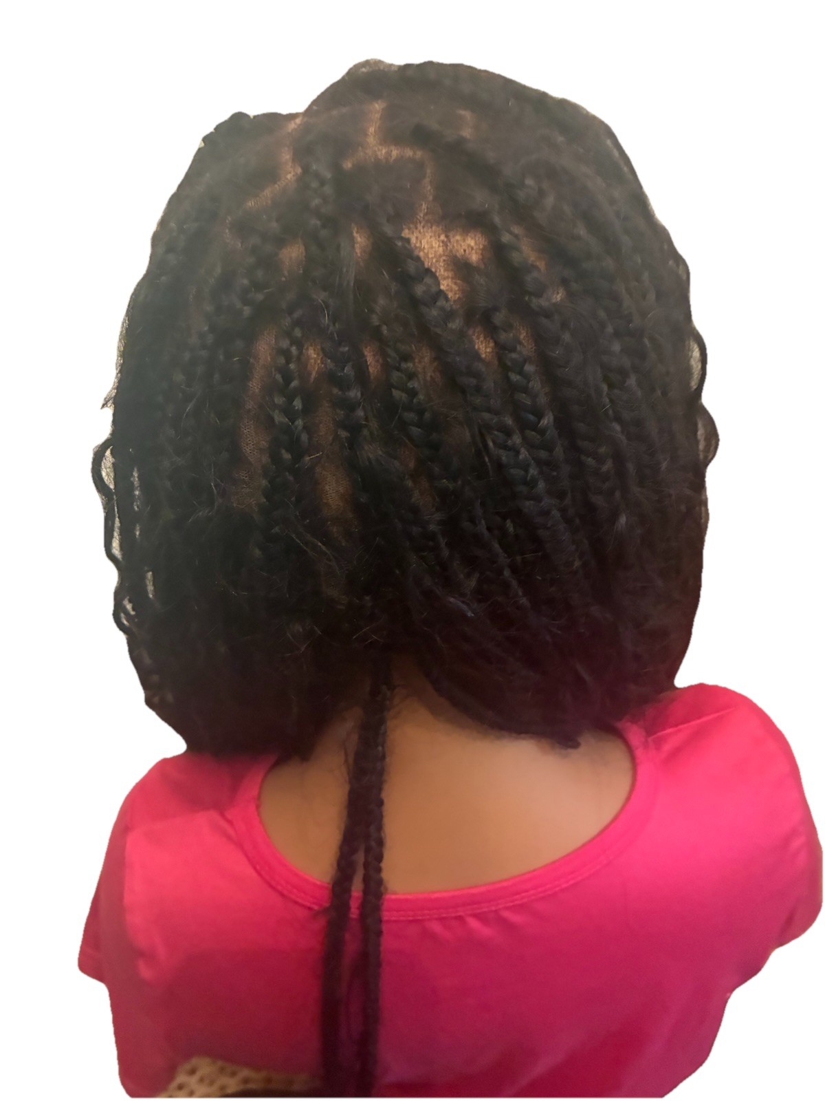 Afro Kinky Base Yaki Texture Boho Braided FullLW With Invisible Drawstring 26”