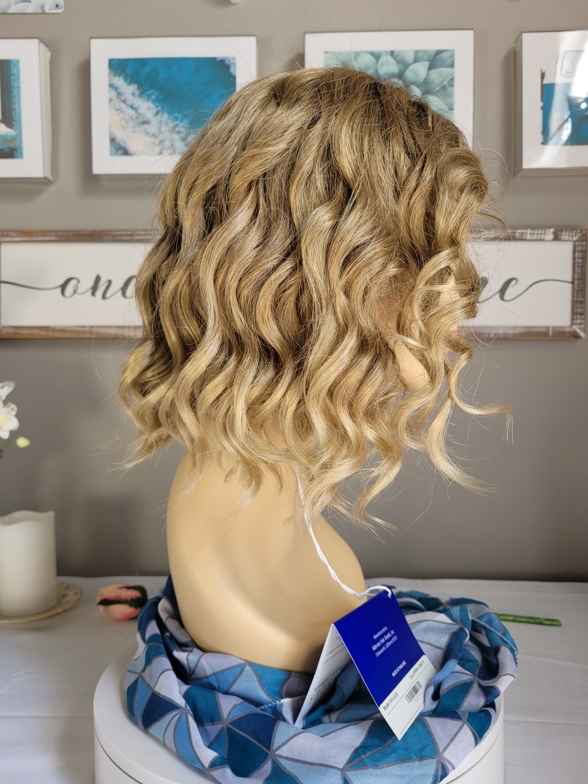 JULIE Alex Couture SPRING HONEY-R Lace Front Spiral Barrel Curls Soft Lob Wig