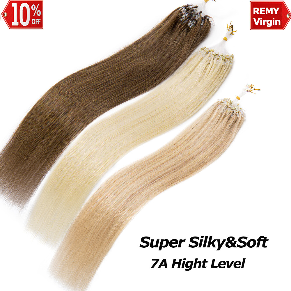 CLEARANCE Micro Loop Beads Real Remy Human Hair Extensions Ring 150S Balayage