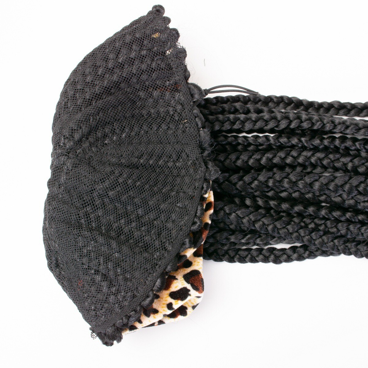 18″ Box Braids Headband wigs Braided Ponytails Turban Wigs Cornrow Braided Wigs