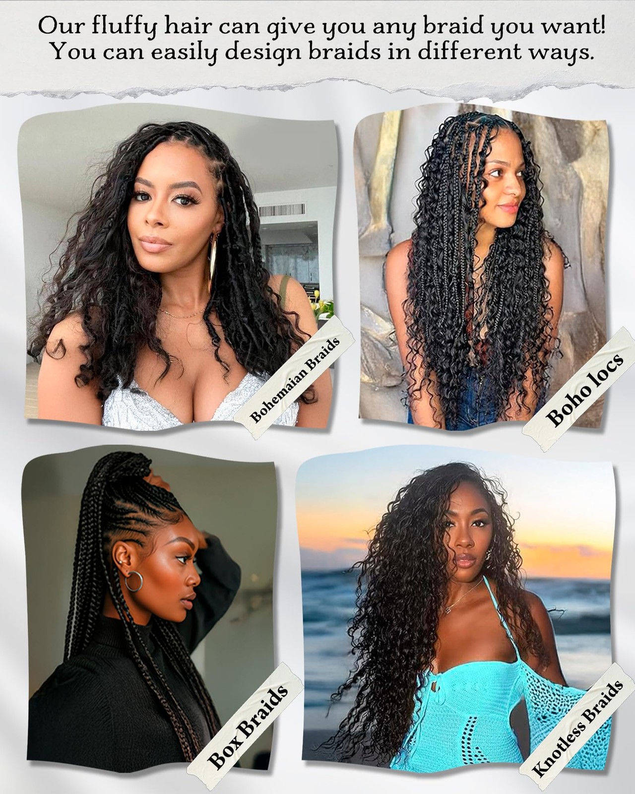 Deep Wave Bulk Braiding Hair-Wet and Wavy Human Braiding Hair,20 Inches 2 Bun…
