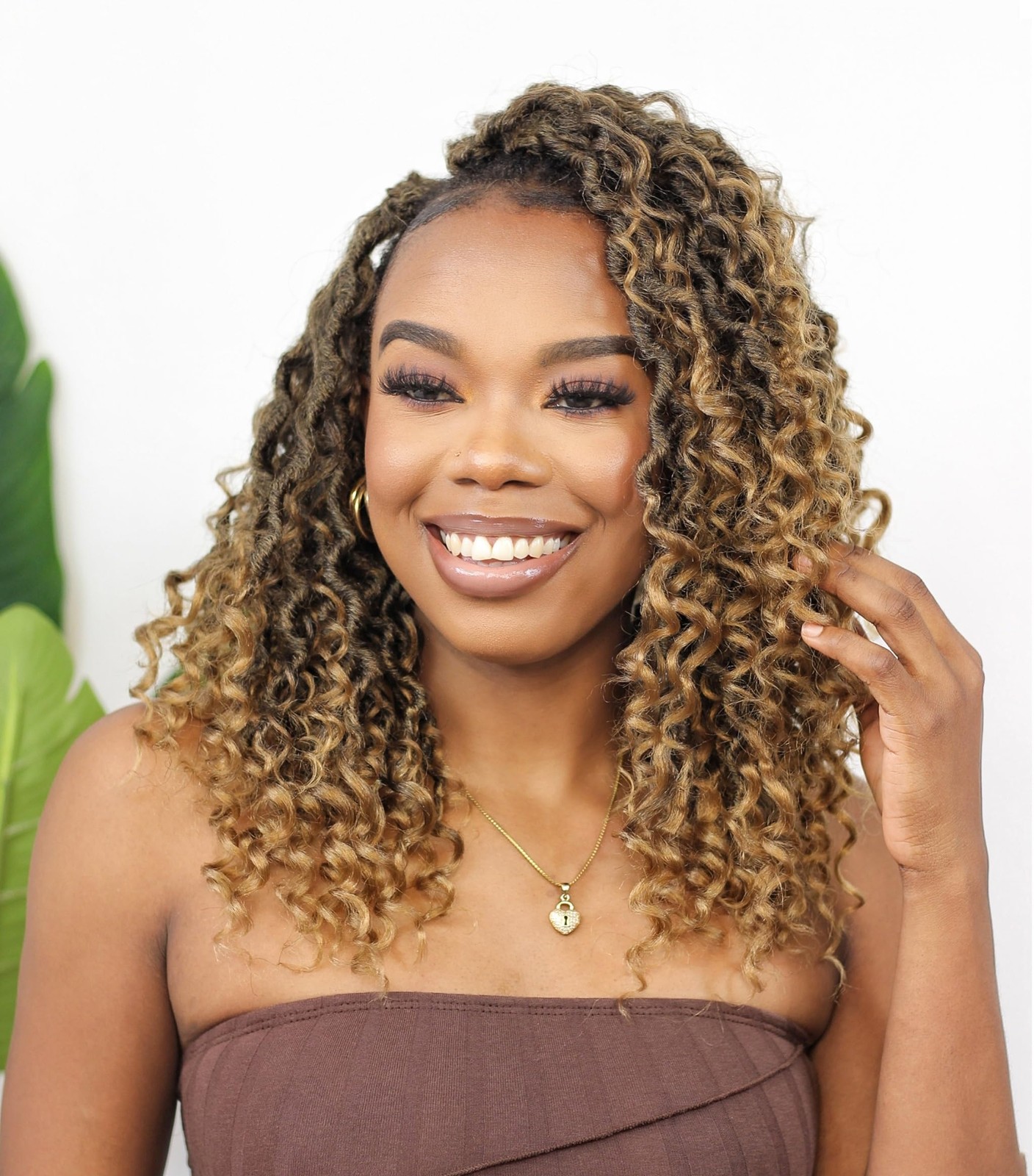 Ameli Goddess Locs Crochet Hair 8Packs Faux Locs Crochet Hair For Black Women