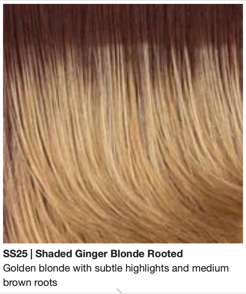 Vintage Volume Textured Shag Wig by Hairdo – Rooted Ginger Blonde SS25 (NEW)