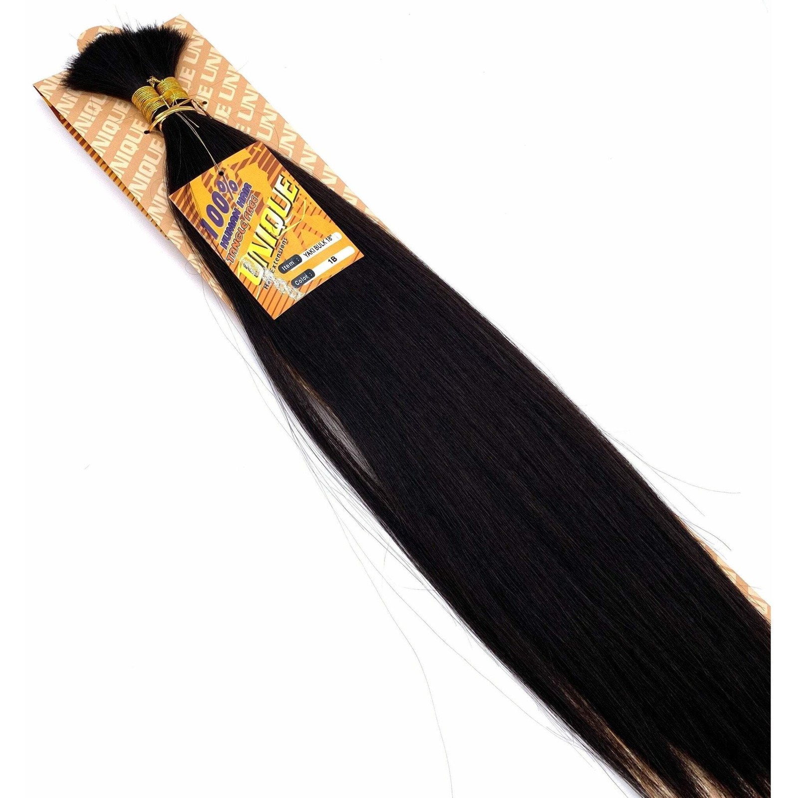 Unique’s Yaki Bulk / 100% Human Hair 16″